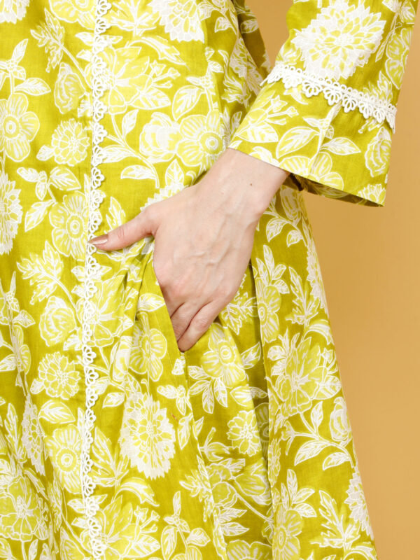 Lemon Bloom Cotton Co-ord Set - Image 5