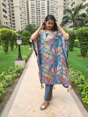 Women’s Printed Kaftan Set Cord Set